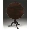 Image 1 : GEORGIAN PIE CRUST TILT TOP TEA TABLE