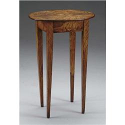 BIEDERMEIER ONE DRAWER OVAL STAND