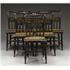 Image 1 : SET OF SIX DECORATED HITCHCOCK CHAIRS