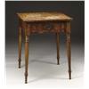 Image 1 : SHERATON ONE DRAWER GRAIN PAINTED SPLAY LEG STAND