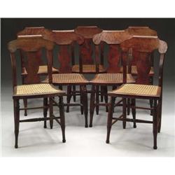 SET OF SEVEN SHERATON CHAIRS