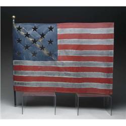 PAINTED COPPER FLAG WEATHERVANE