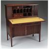 Image 1 : FINE AND UNUSUAL DOUBLE TAMBOUR HEPPLEWHITE TAMBO