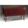 Image 1 : MAHOGANY CHIPPENDALE DROP LEAF DINING TABLE