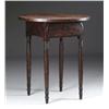 Image 1 : PAINTED ROUND ONE DRAWER SHERATON STAND