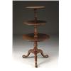 Image 1 : FINE GEORGIAN MAHOGANY QUEEN ANNE GRADUATED THREE