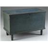 Image 1 : FINE BLUE PAINTED BLANKET BOX