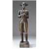 Image 1 : CARVED AND PAINTED WOOD FIGURE OF A SOLDIER