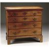 Image 1 : CHIPPENDALE FOUR DRAWER GRADUATED CHEST