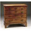 Image 1 : CHIPPENDALE FOUR DRAWER GRADUATED CHEST