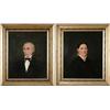 Image 1 : UNSIGNED (19th Century) PAIR OF ANCESTRAL PORTRAI