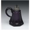Image 1 : AMETHYST GLASS SANDWICH FINGER LAMP