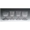 Image 1 : FOUR PIECES OF BELLFLOWER PATTERN FLINT GLASS