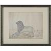 Image 1 : CALLIGRAPHY OF LION AND MAN