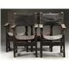 Image 1 : SET OF FOUR LEATHER ARMCHAIRS