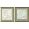 Image 1 : TWO FRAMED MAPS