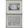 Image 1 : TWO EARLY FRAMED MAPS