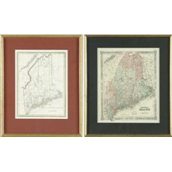 TWO MAPS OF MAINE