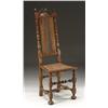 Image 1 : EARLY WILLIAM & MARY CARVED SIDE CHAIR