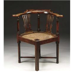 ENGLISH GEORGIAN CORNER CHAIR