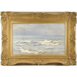 JOSEPH HENDERSON (Scottish, 1832-1908) WAVES ON T