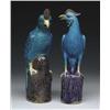 Image 1 : TWO SIMILAR CHINESE PORCELAIN BIRD FIGURES
