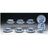 Image 1 : FIFTEEN PIECES OF BLUE AND WHITE CANTON