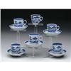 Image 1 : ELEVEN PIECES OF BLUE AND WHITE CANTON