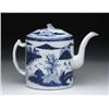 Image 1 : BLUE AND WHITE CANTON COVERED TEAPOT