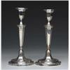 Image 1 : PAIR OF SHEFFIELD SILVER PLATED ANTIQUE CANDLESTI