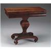 Image 1 : EMPIRE MAHOGANY CARD TABLE