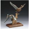 Image 1 : PAIR OF CARVED MALLARD DUCKS