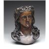 Image 1 : FINE CARVED WOOD BUST OF LADY LIBERTY