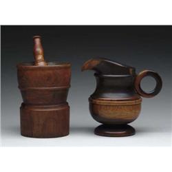THREE PIECES OF LIGNUM VITAE