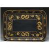 Image 1 : FINE TOLEWARE DECORATED RECTANGULAR TRAY