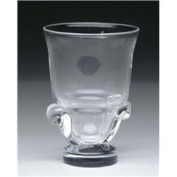 STEUBEN CLEAR GLASS VASE