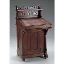 WALNUT DAVENPORT DESK