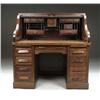 Image 1 : MAHOGANY S-ROLL TOP DESK