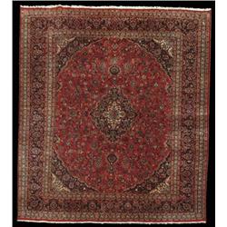ROOM SIZE MASHAD ORIENTAL RUG