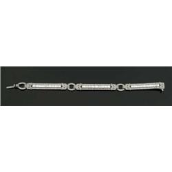 18K WHITE GOLD DIAMOND BRACELET