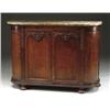Image 1 : FINE CARVED MARBLE TOP TWO DOOR SIDE CABINET