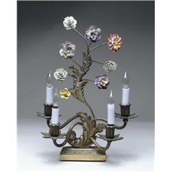 ELECTRIFIED FRENCH STYLE CANDELABRA