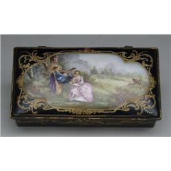 HAND PAINTED FRENCH DRESSER BOX