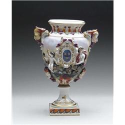 FANCY LARGE CAPO DI MONTE URN