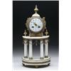 Image 1 : FINE FRENCH BRONZE AND MARBLE MANTLE CLOCK