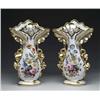 Image 1 : LARGE PAIR OF DECORATED PARIS VASES