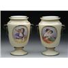 Image 1 : FINE PAIR OF PARIS PORCELAIN CAMEO PORTRAIT VASES