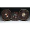 Image 1 : THREE MINIATURE PORTRAITS IN FANCY FRAMES