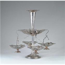 SCOTTISH SILVER-PLATED EPERGNE