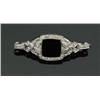 Image 1 : PLATINUM AND DIAMOND BROOCH